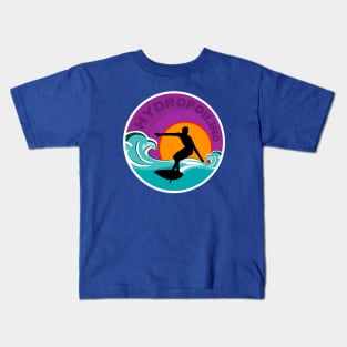 Riding the wave Kids T-Shirt